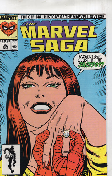 Marvel Saga #22 Mary Jane Hit The Jackpot! Classic Romita Cover VF