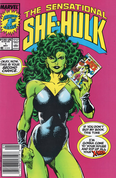 Sensational She-Hulk #1 Byrne Series GGA News Stand Variant VF