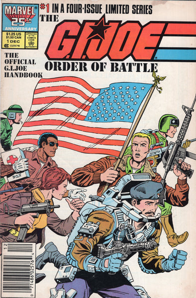 G.I.Joe Order of Battle #1 News Stand Variant  VG