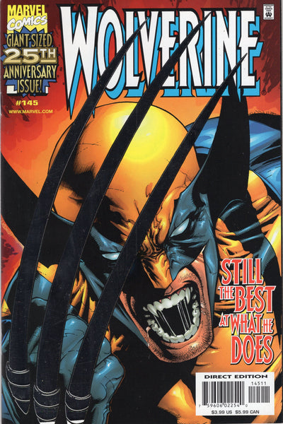 Wolverine #145 Silver Foil Claws 1st Print Anniversary Special Still The Best! VFNM