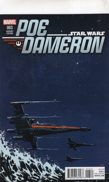 Marvel Star Wars Poe Dameron #3 Variant 1:25 VFNM