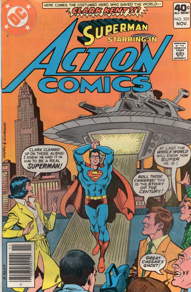 Action Comics #501 Clark Kent Saves The World? Bronze Age VGFN