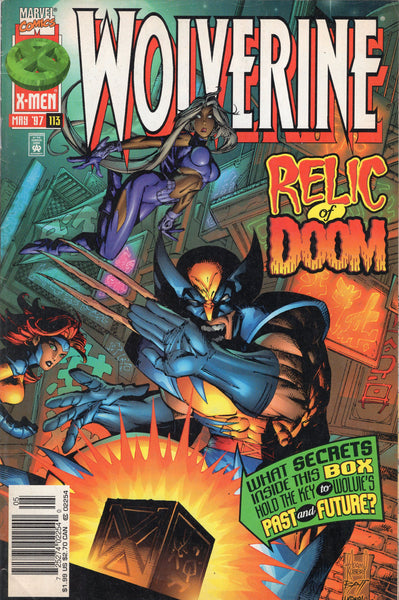 Wolverine #113 Relic Of Doom! News Stand Variant VGFN