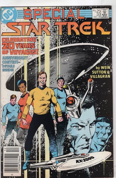 Star Trek #33 Anniversary Special News Stand Variant FVF