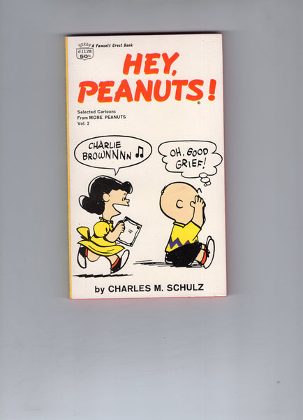 Hey, Peanuts! Paperback Charles Schultz Crest Publishing 1968 VF
