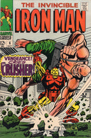 Iron Man #6 Vengeance Cries The Crusher! Silver Age Key FVF