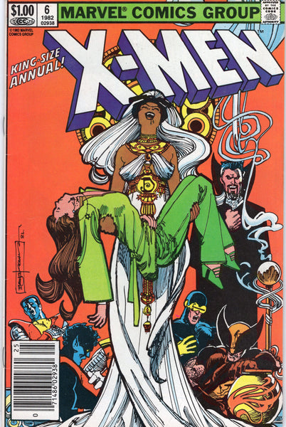 X-Men Annual #6 Sienkiewicz Art Dracula & Storm News Stand Variant FVF