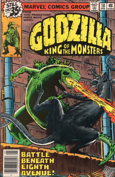 Godzilla King Of The Monsters #18 Bronze Age Horror VGFN