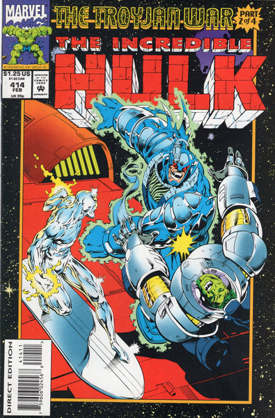 Incredible Hulk #414 The Troyjan War! Silver Surfer Appearance VFNM