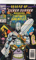 What If... #49 The Silver Surfer Possessed The Infinity Gauntlet! HTF News Stand Variant Modern Key FVF