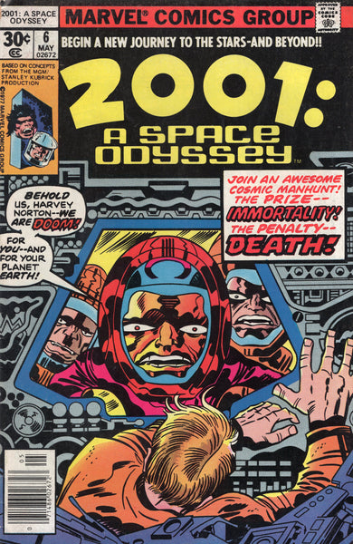 2001: A Space Odyssey #6 Bronze Age Kirby Classic VG