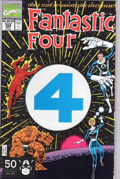 Fantastic Four #358 Triple-Sized Anniversary Spectacular Skrulls! VFNM