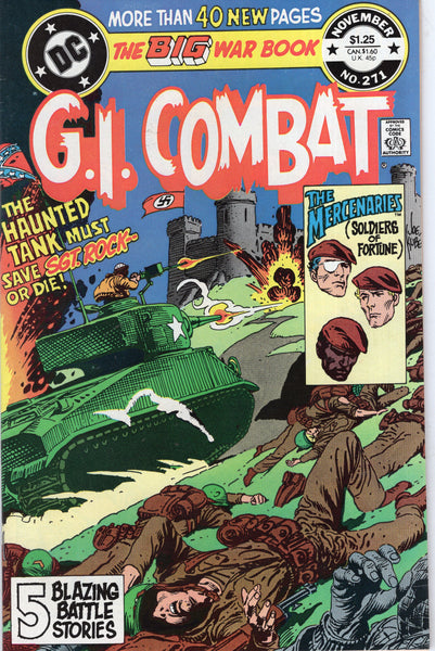 G.I. Combat #271 The Mercenaries Dollar Giant FN