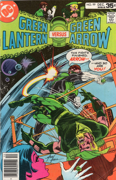 Green Lantern #99 Green Arrow Is Finished! Bronze Age Grell Art VGFN