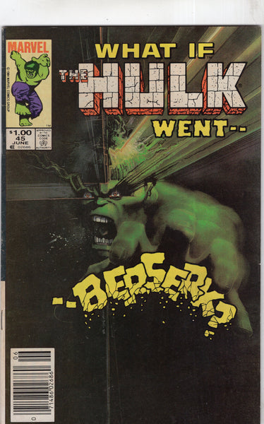 What If #45 The Hulk Went Berserk! News Stand variant VGFN