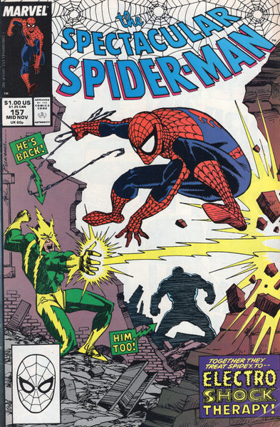Spectacular Spider-Man #157 Electro Shock Therapy! VGFN
