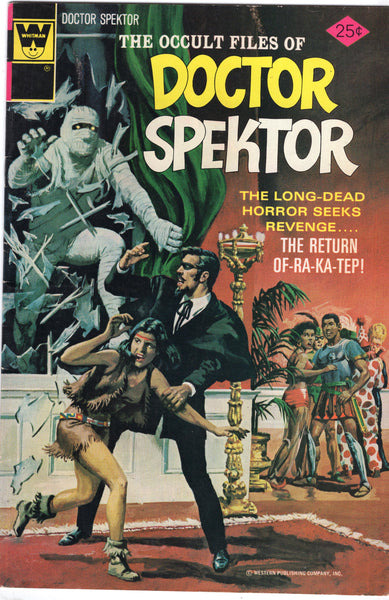 The Occult Files Of Doctor Spektor #10 "The Long-Dead Horror Seeks Revenge..." Whitman Variant  VG+
