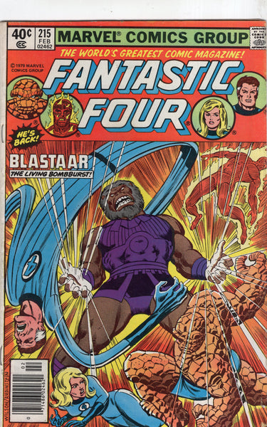 Fantastic Four #215 "Blastaar Is Back!" Bronze Age VG+
