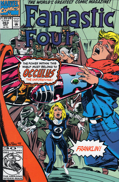 Fantastic Four #363 "Occulus The Unforgiving!" VFNM