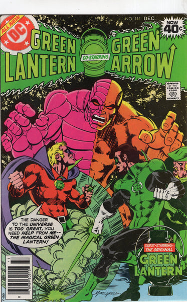 Green Lantern #111 Plus Golden Age GL! Grell Art Bronze Age FN