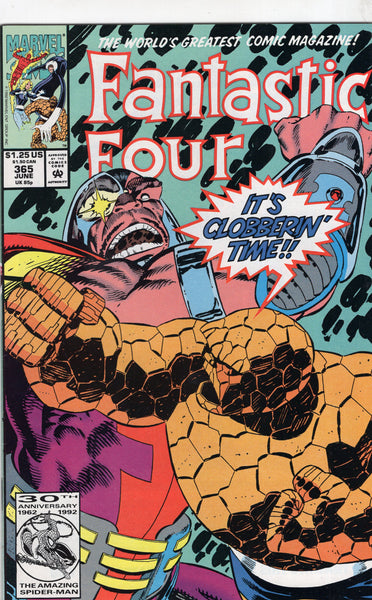 Fantastic Four #365 "It's Clobberin' Time!" VFNM