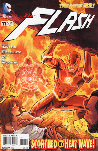 Flash #11 New 52 Series Scorched By Heatwave! NM