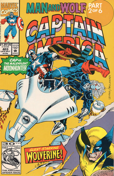 Captain America #403 The Malevolent Moonhunter VF