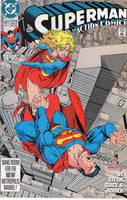 Action Comics #677 Supergirl Packs A Mean Left! VFNM