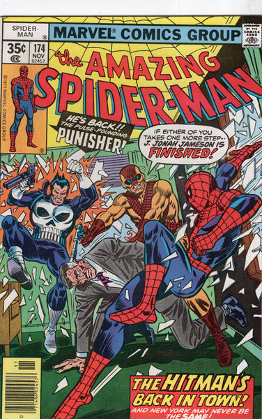 Amazing Spider-Man #174 The Punisher Is Back! Bronze Age Andru Art VF