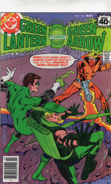 Green Lantern #114 "The Crimes Of The Crumbler! Bronze Age FN