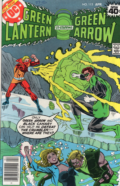 Green Lantern #115 The Crumbler Strikes! Bronze Age VGFN