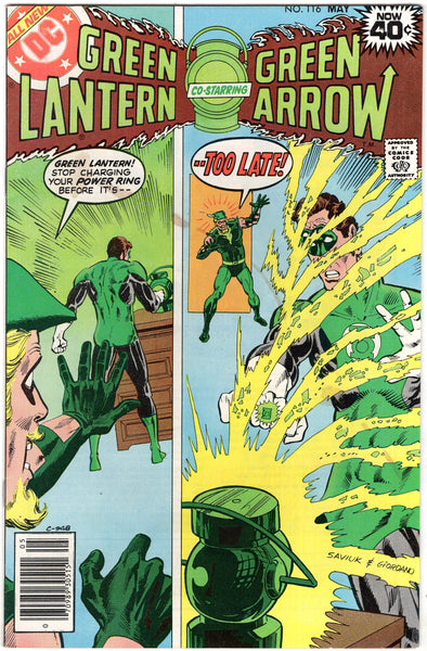 Green Lantern #116 Guy Gardner Is GL? Yup! Bronze Age Key VG+