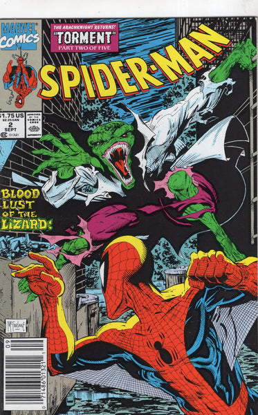 Spider-Man #2 "Blood Lust Of The Lizard!" McFarlane News Stand Variant FVF