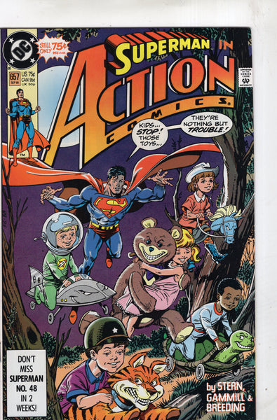 Action Comics #657 Nothing But Trouble... FVF