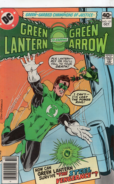 Green Lantern #121 "I've Lost The Power Ring!" Bronze Age VGFN
