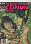 Savage Sword Of Conan #141 The Crimson Citadel (what other color could it be?) News Stand Variant Magazine VGFN