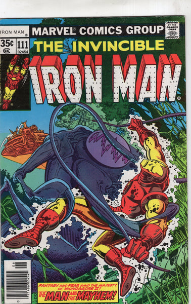 Iron Man #111 "The Man And The Mayhem!" Bronze Age FN