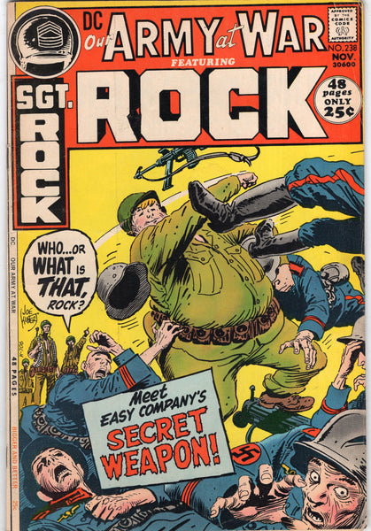 Our Army At War #238 Sgt. Rock And Easy Company! Giant Size Bronze Age VGFN