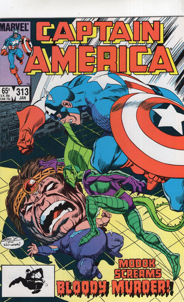Captain America #313 Modok! Byrne! VFNM