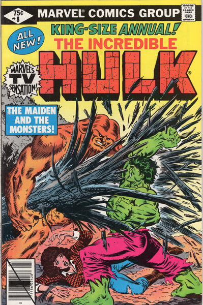 Incredible Hulk Annual #8 "The Maiden And The Monsters! FN