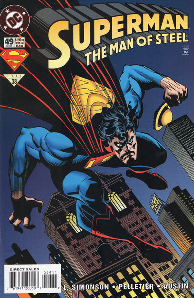 Superman The Man of Steel #49 VFNM