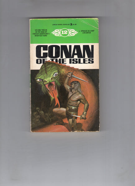 Conan Of The Isles HTF Vintage Paperback #12 Lancer Books VG