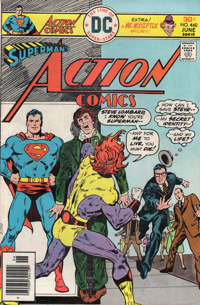 Action comics #460 "You'll Be The Death Of Me..." Bronze Age VG