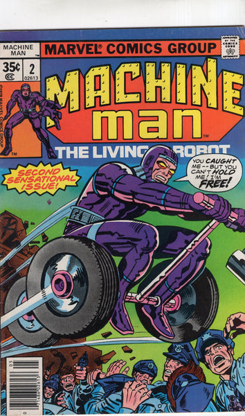 Machine Man #2 Jack Kirby Bronze Age Classic VGFN
