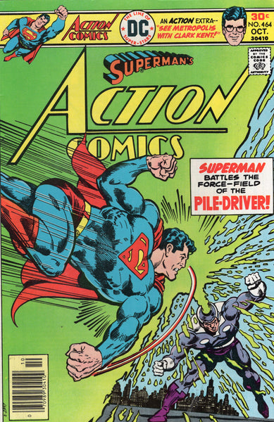 Action Comics #464 The Pile-Driver! Bronze Age FN