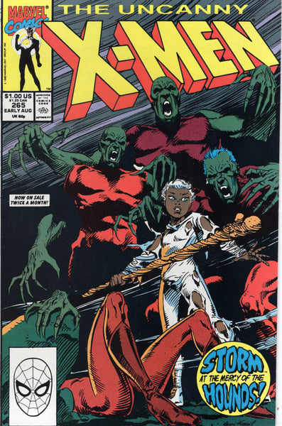 Uncanny X-Men #265 Storm At The Mercy Of the Hounds! VFNM