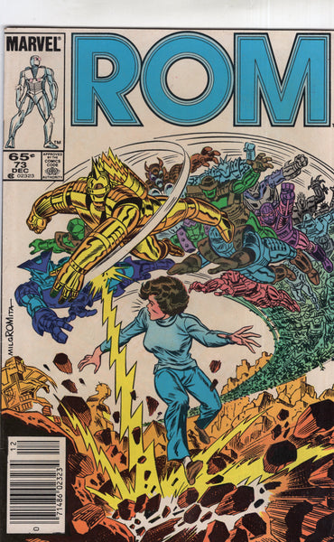 Rom Spaceknight #73 News Stand Variant HTF Later Issue FN