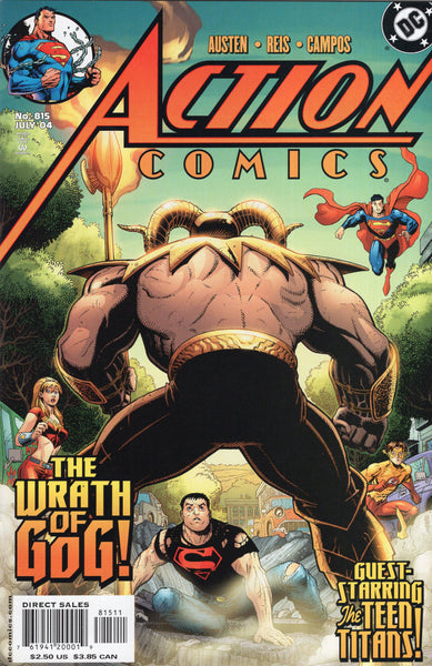 Action Comics #815 The Wrath Of Gog! Art Adams VFNM