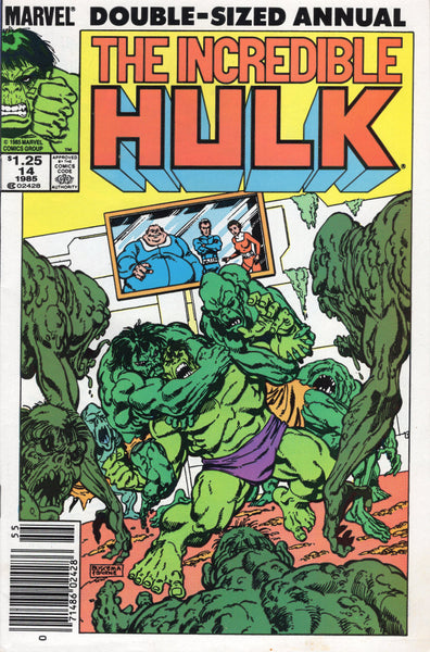 Incredible Hulk Annual #14 Weakness Of The Flesh News Stand Variant FVF