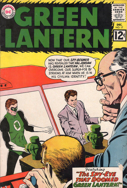 Green Lantern #17 "The Spy-Eye That Doomed Green Lantern!" Kane Art HTF Early Issue VG